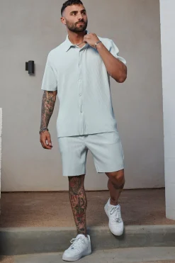 Youngla 448 Pleated Festival Shirts<Men Shirts
