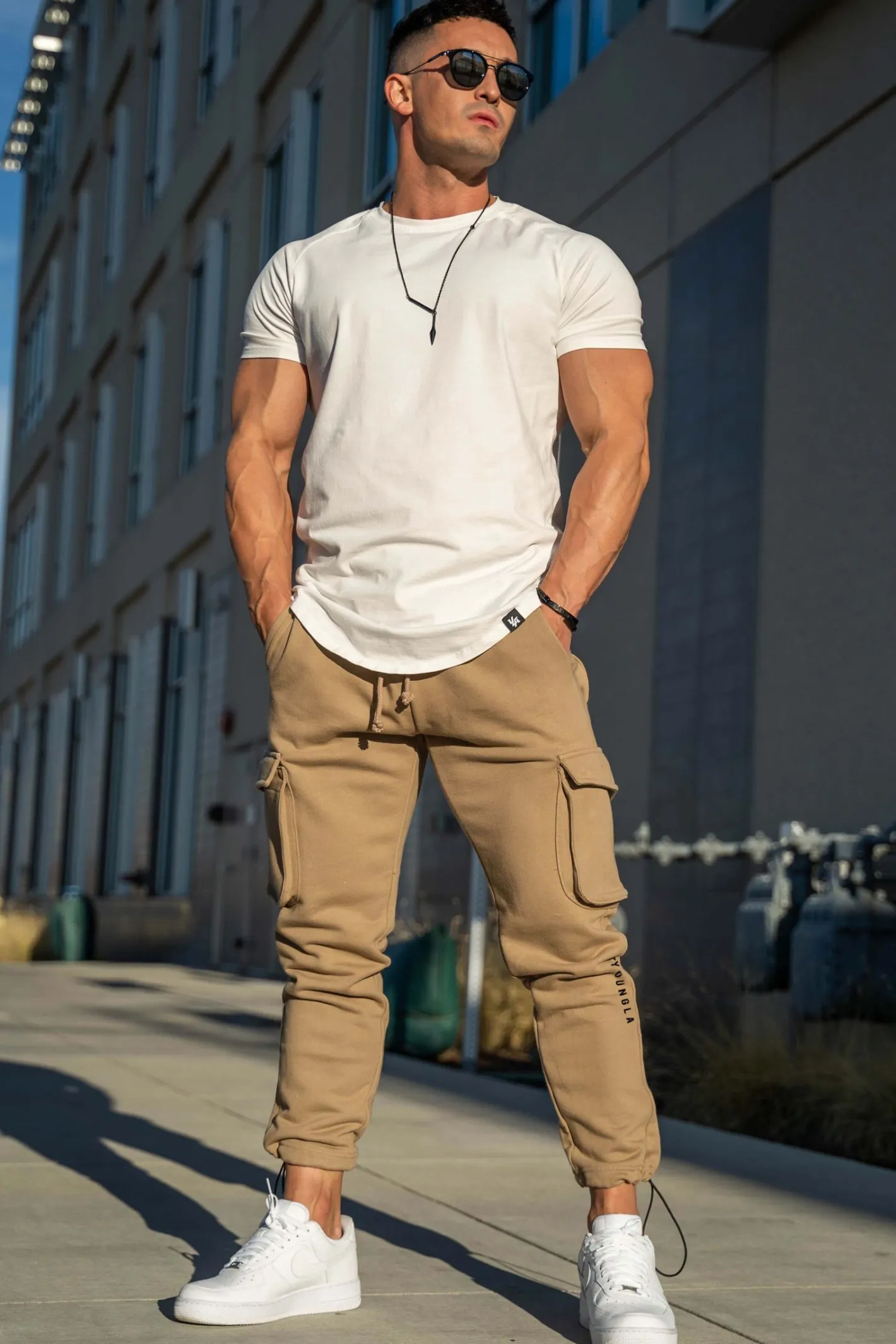 Youngla 206 Rambo Combat Joggers<Men Joggers