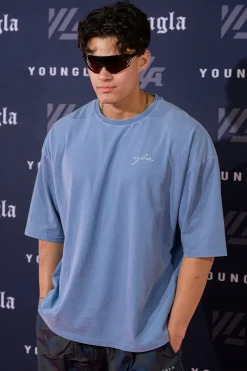 Youngla 464 Skyline Super Sized Tees<Men Shirts