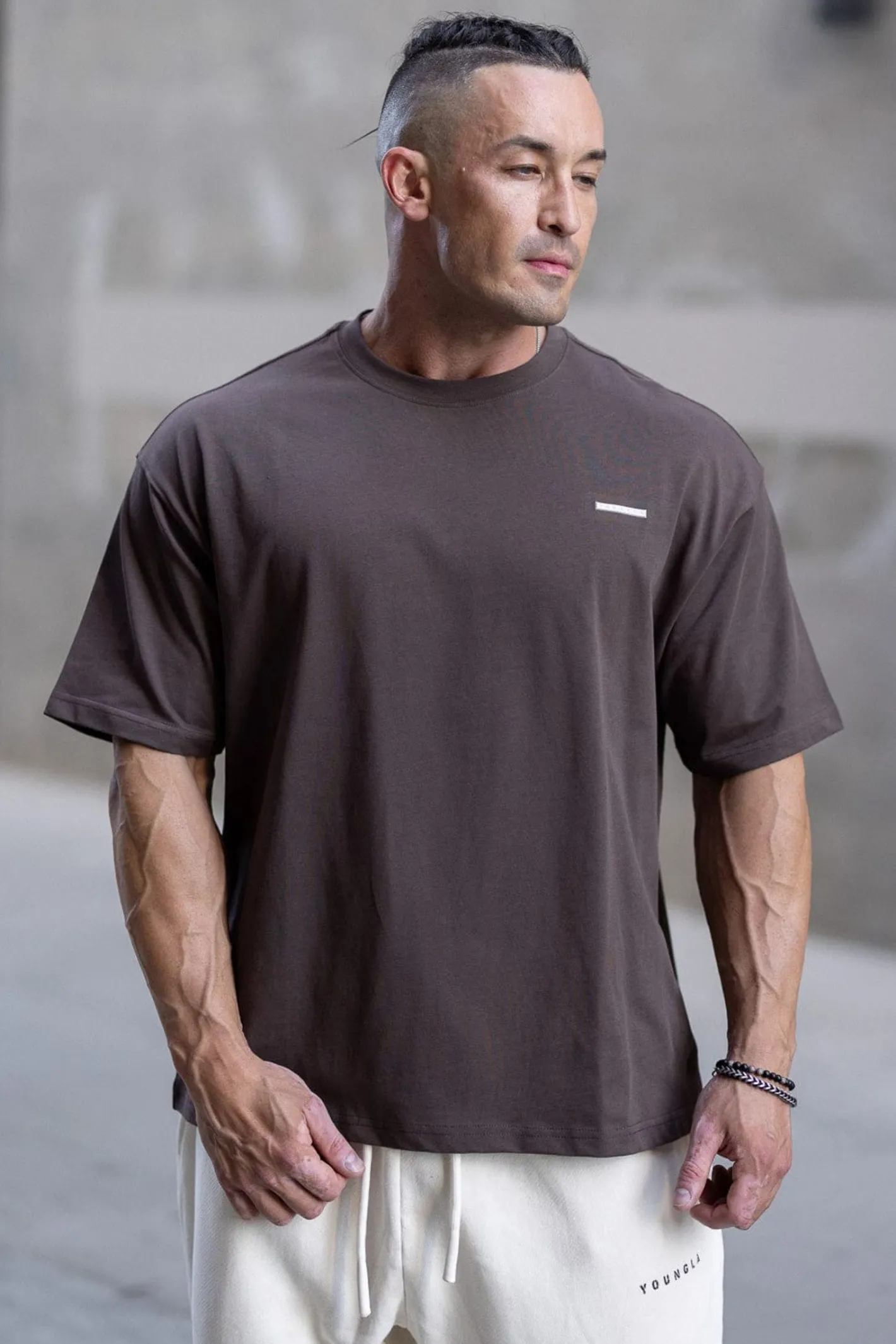 Youngla 436 Stamped Tees<Men Shirts