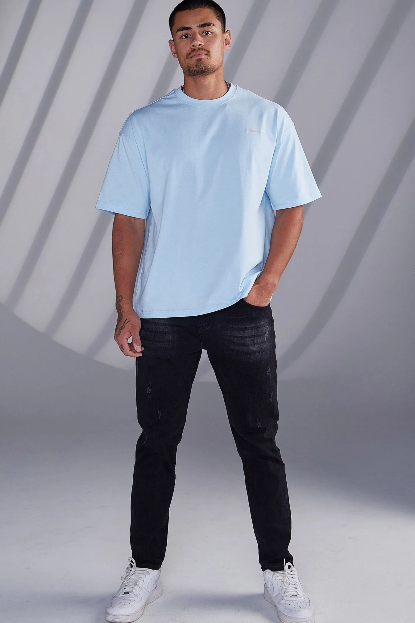 Youngla 436 Stamped Tees<Men Shirts
