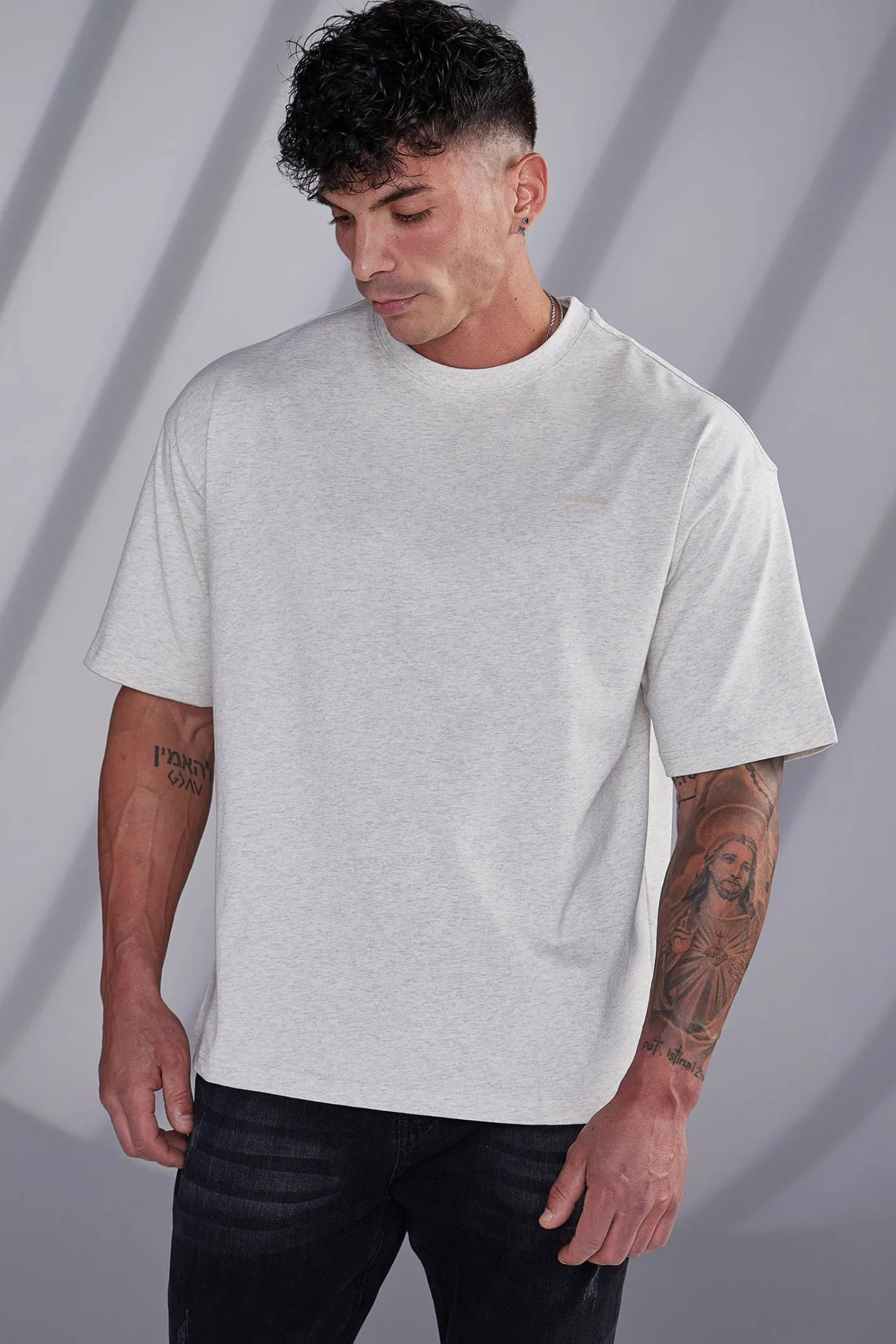 Youngla 436 Stamped Tees<Men Shirts