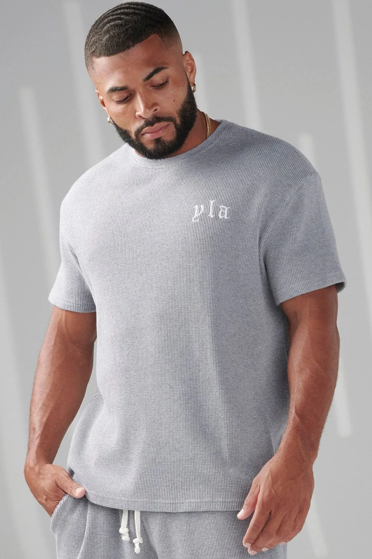 Youngla 427 Summer Waffle Tees<Men Shirts