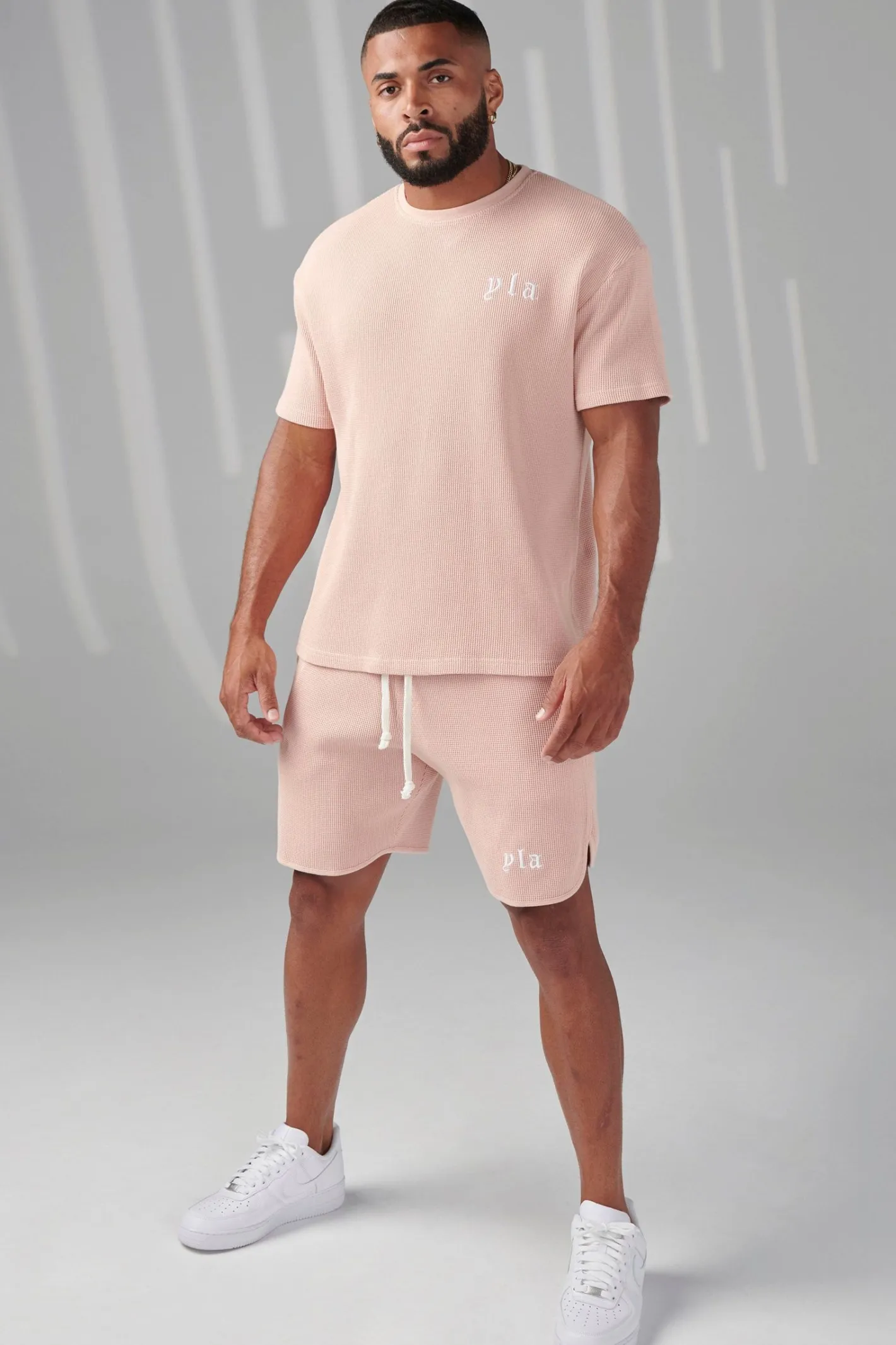 Youngla 427 Summer Waffle Tees<Men Shirts