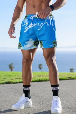 Youngla 141 The Block Party Shorts<Men Shorts