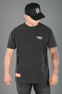 Youngla 449 Washed Drip Tees<Men Shirts