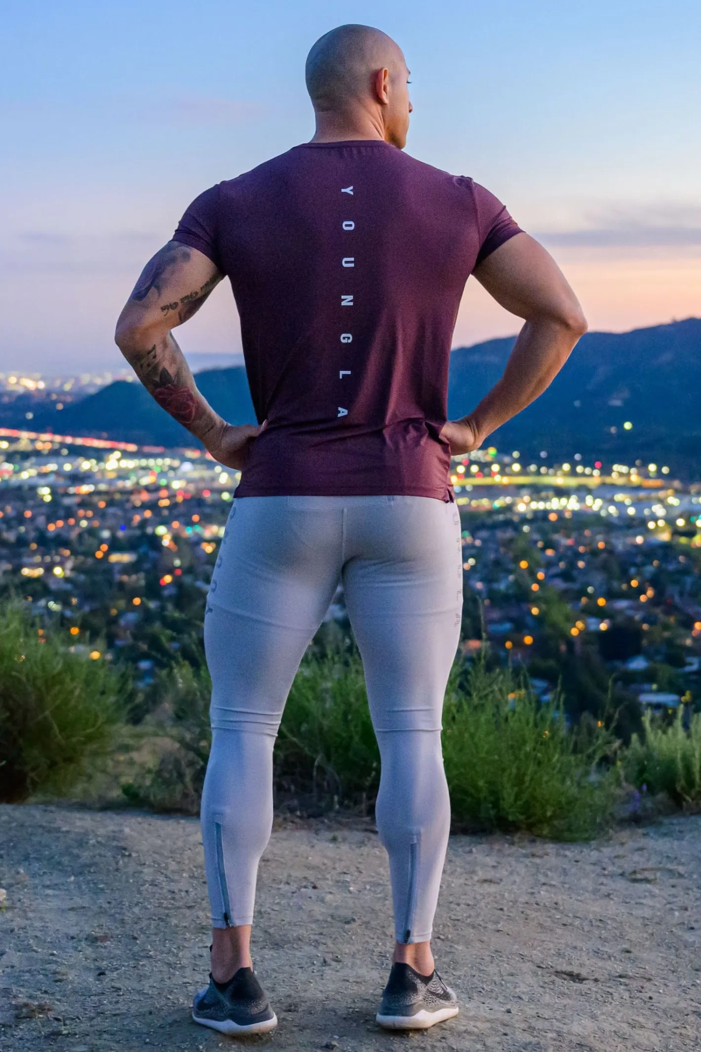 Youngla 423 Zephyr Compression Short Sleeve<Men Shirts
