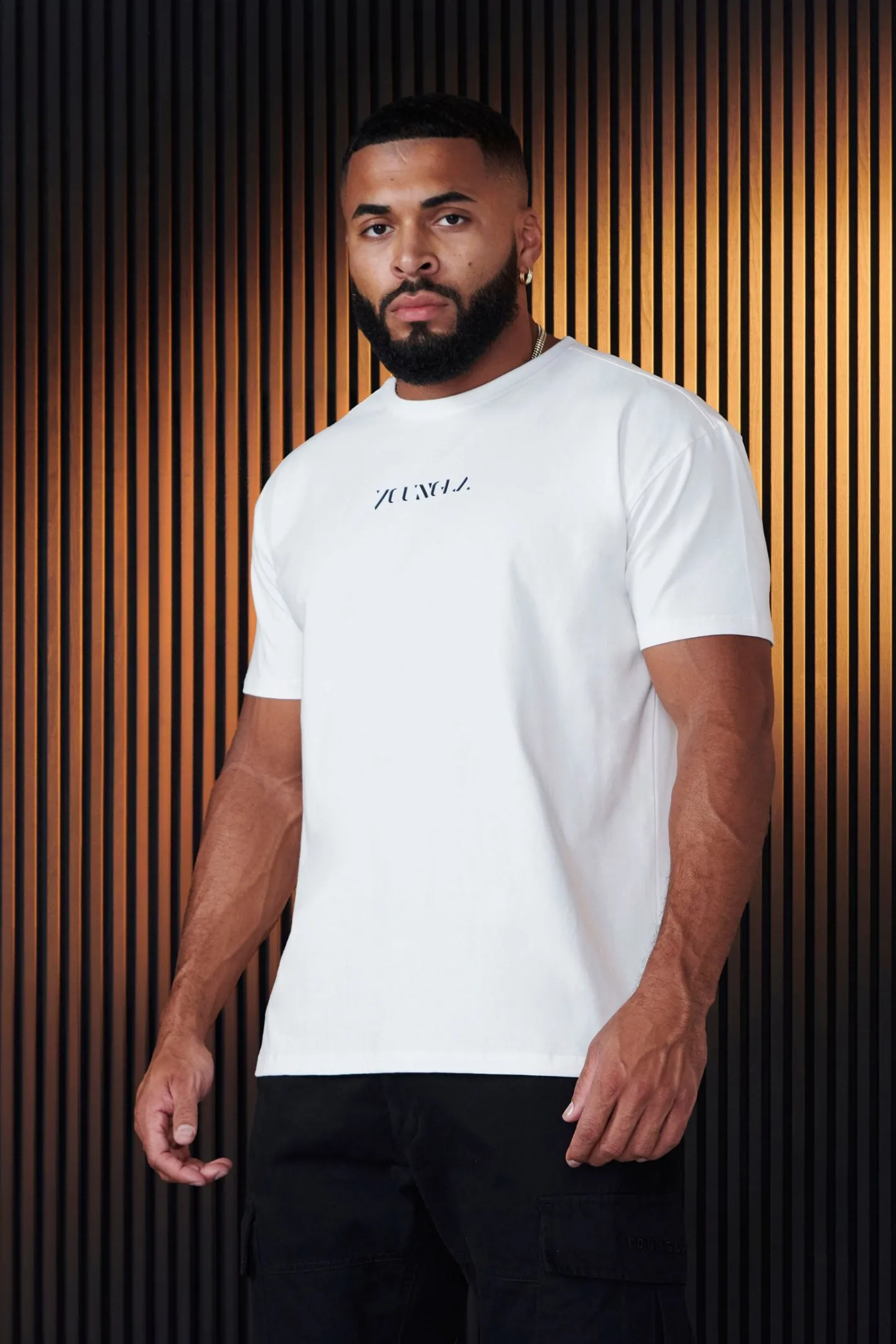 Youngla 470-Abstract Tees<Men Shirts