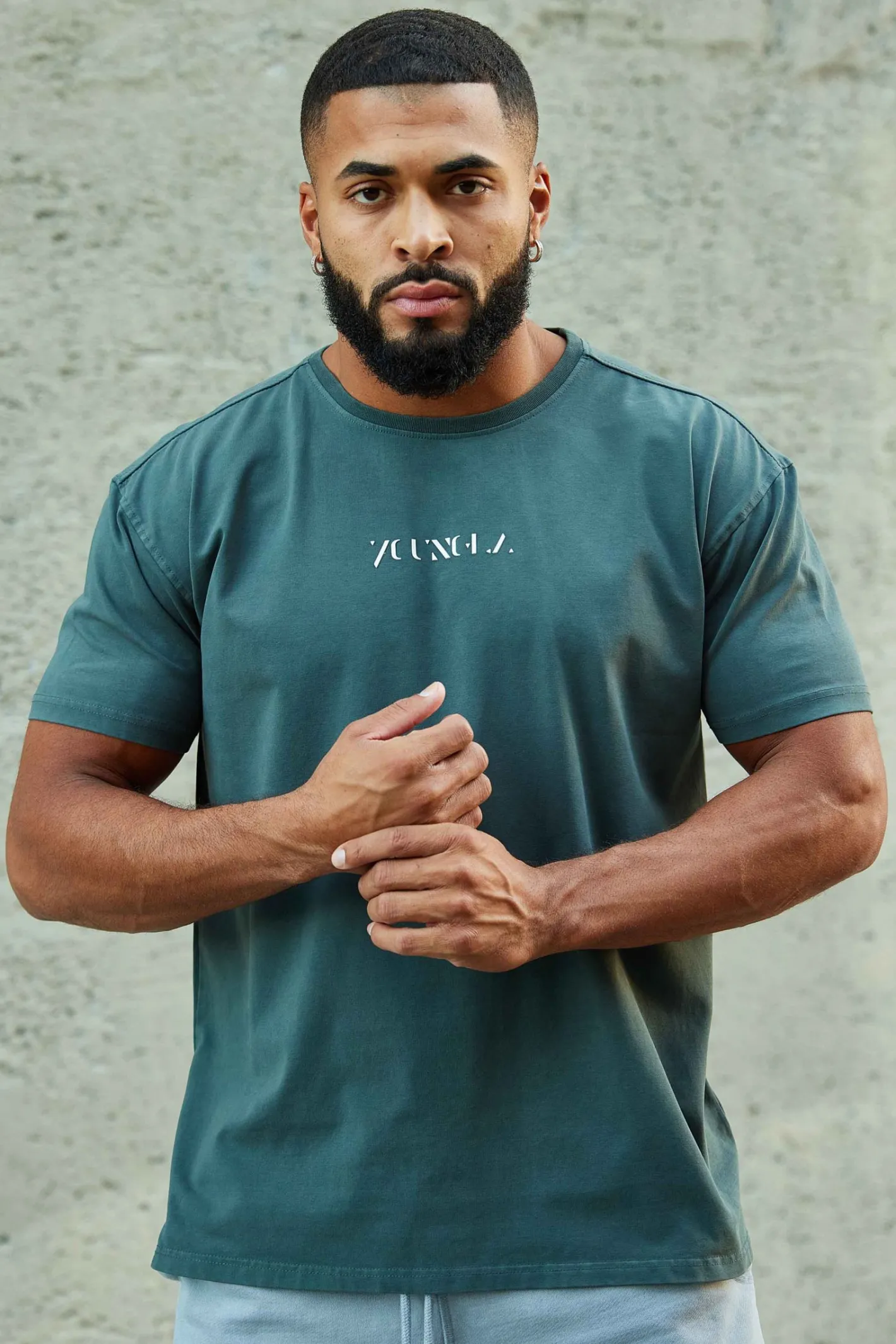Youngla 470-Abstract Tees<Men Shirts