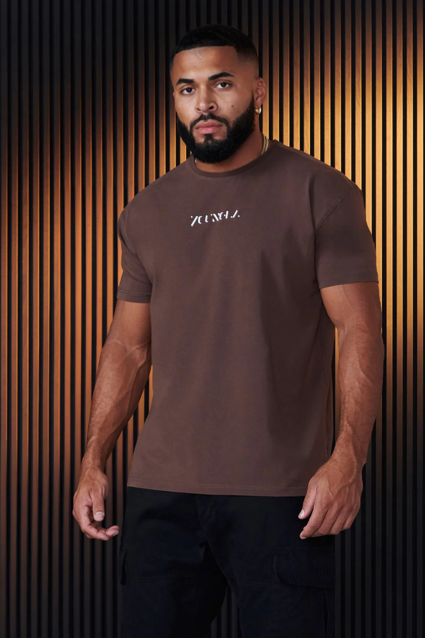 Youngla 470-Abstract Tees<Men Shirts