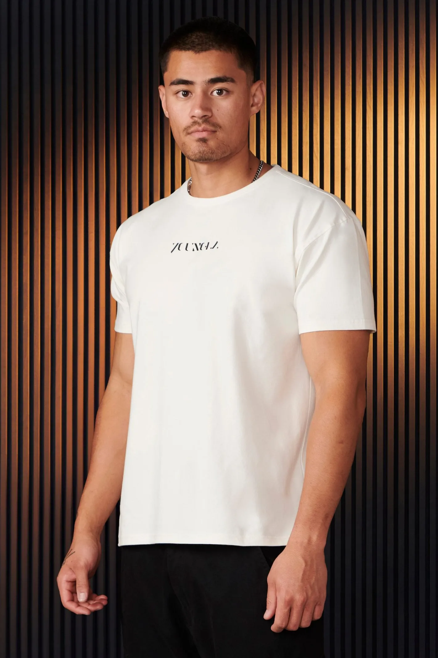 Youngla 470-Abstract Tees<Men Shirts