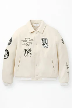 Youngla 569-Ace Of Spade Letterman<Men Outerwear