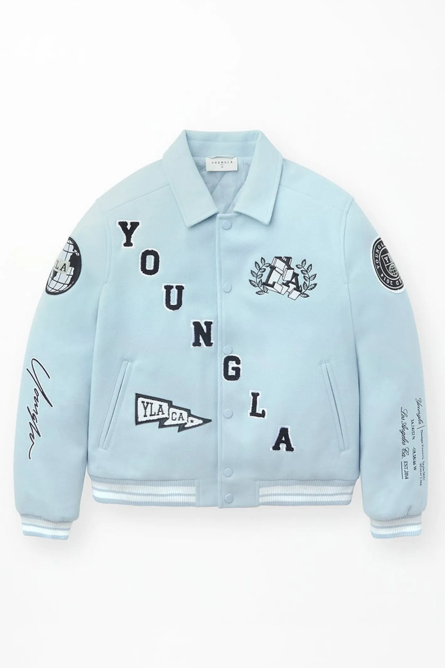 Youngla 569-Ace Of Spade Letterman<Men Outerwear