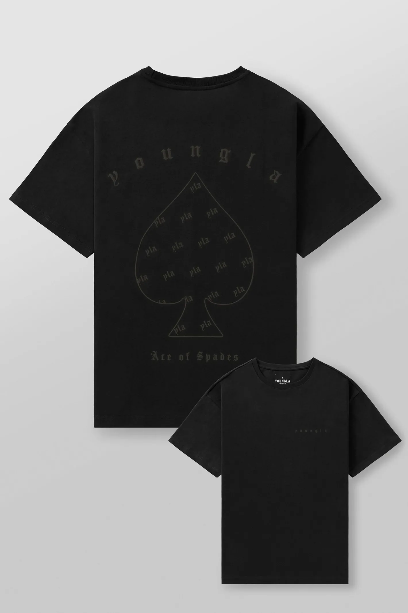 Youngla 4098-Ace Of Spades Tees<Men Shirts