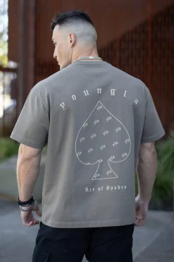 Youngla 4098-Ace Of Spades Tees<Men Shirts