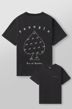 Youngla 4098-Ace Of Spades Tees<Men Shirts