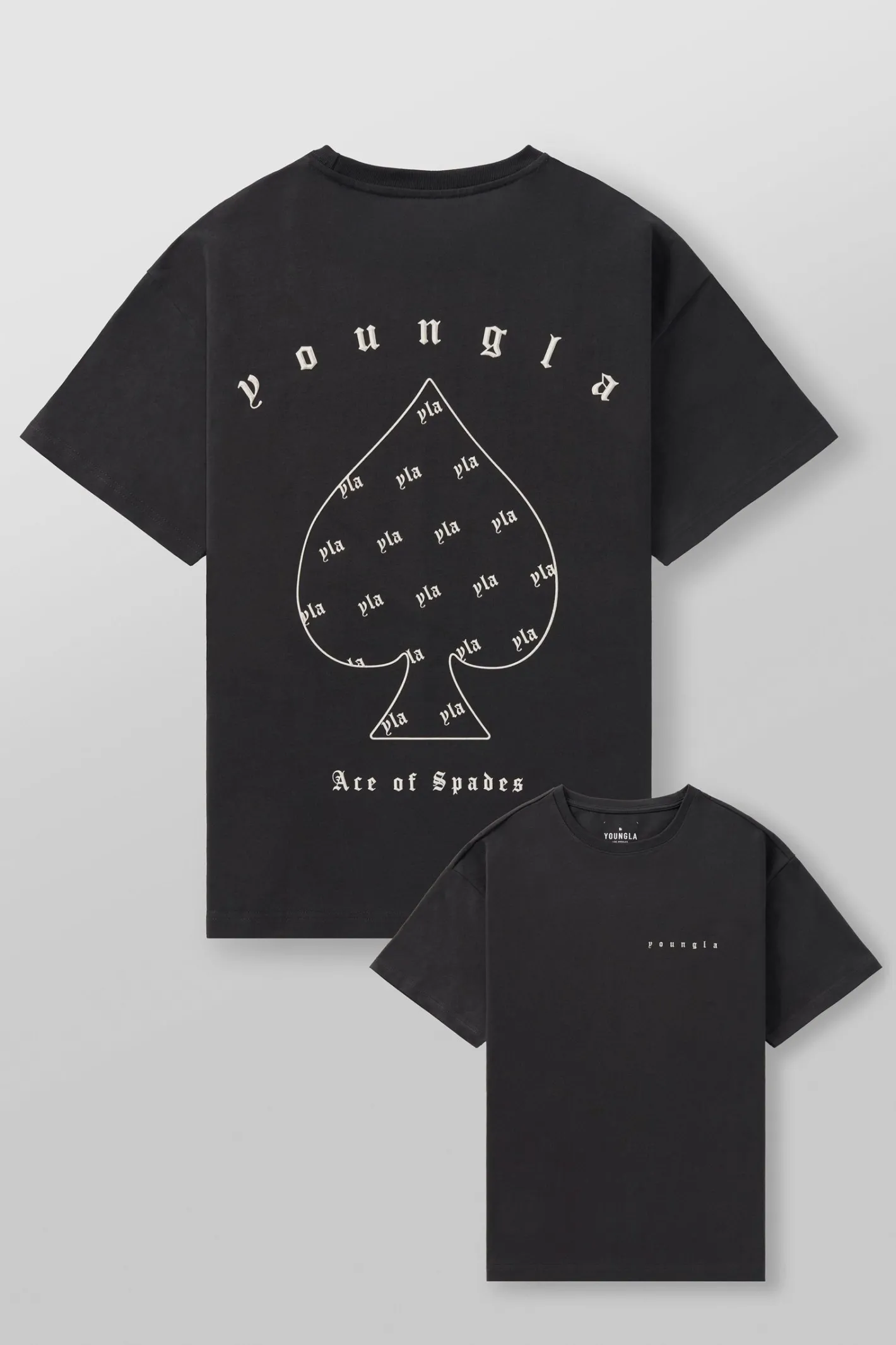 Youngla 4098-Ace Of Spades Tees<Men Shirts