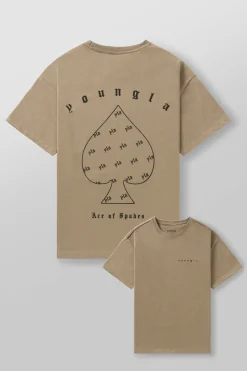 Youngla 4098-Ace Of Spades Tees<Men Shirts