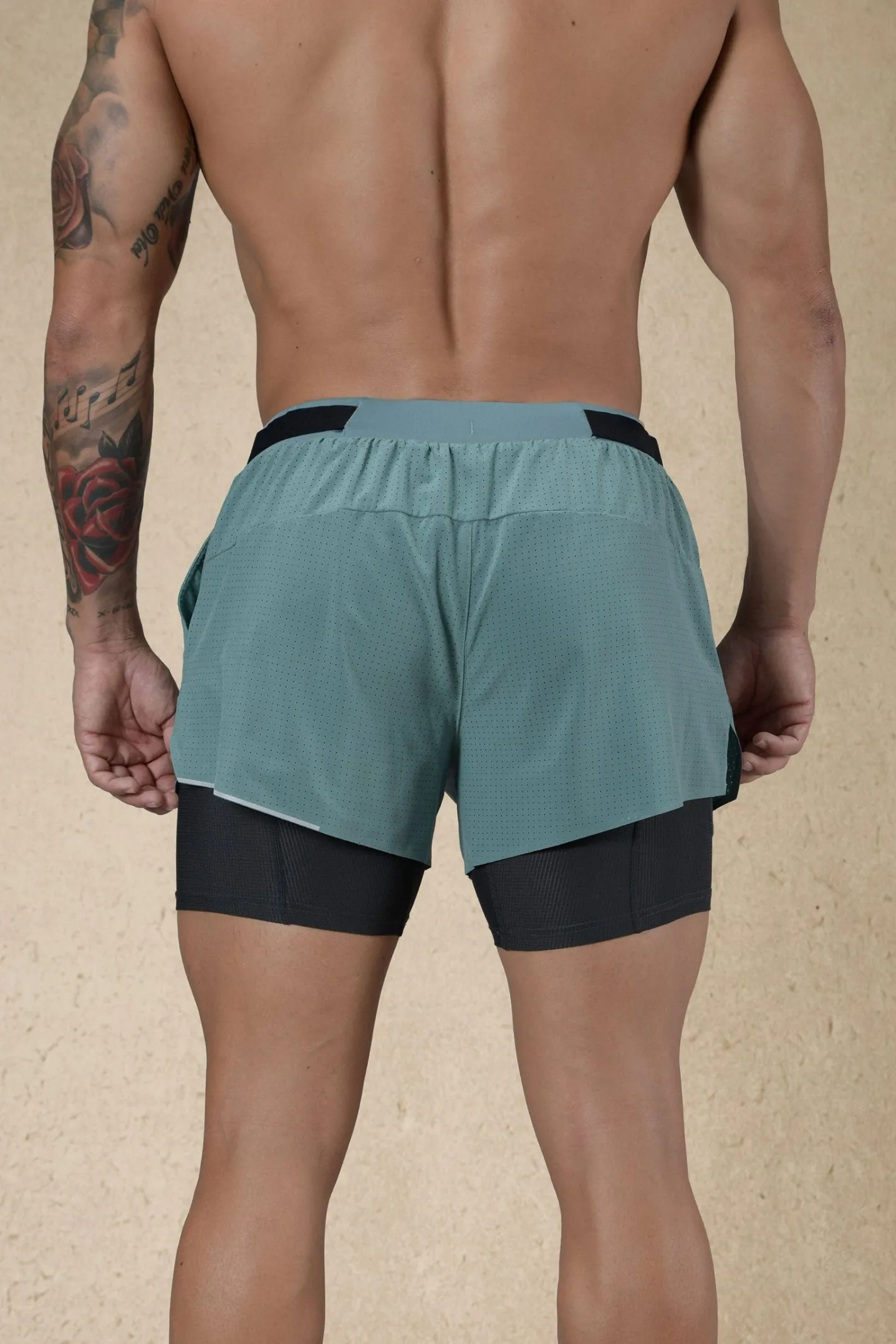 Youngla 124-6Am Compression Shorts<Men Shorts