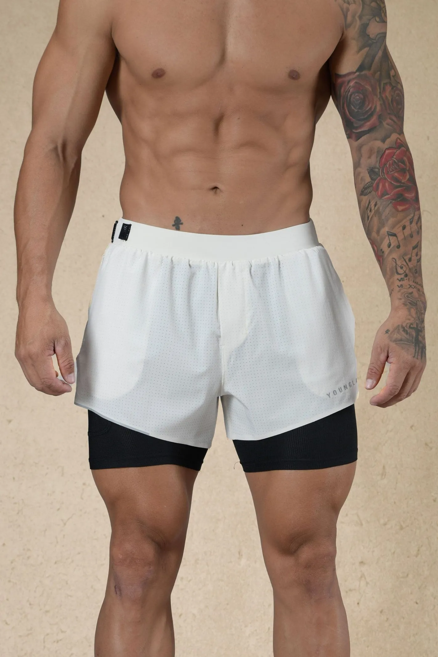Youngla 124-6Am Compression Shorts<Men Shorts