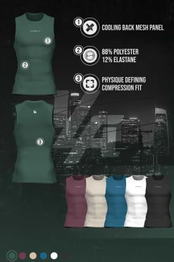 Youngla 341-Blitz Compression Tanks<Men Tanks