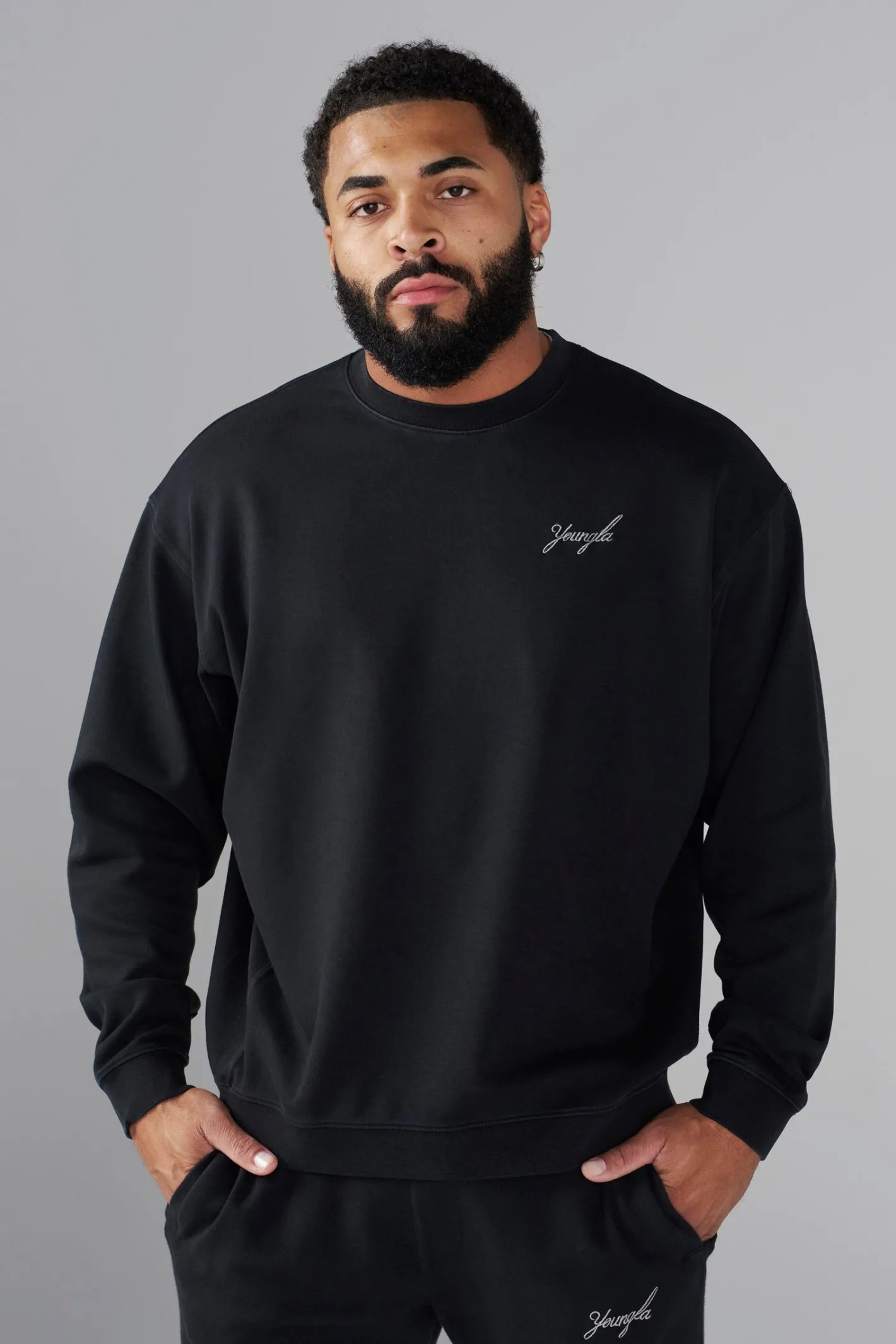 Youngla 5004-Cloud Comfort Set-Crewneck<Men Shirts