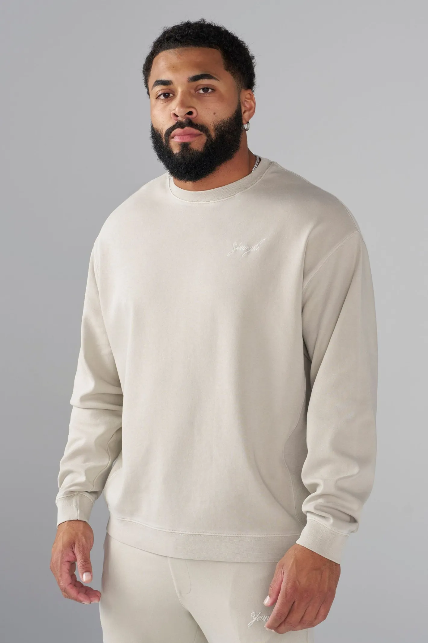 Youngla 5004-Cloud Comfort Set-Crewneck<Men Shirts