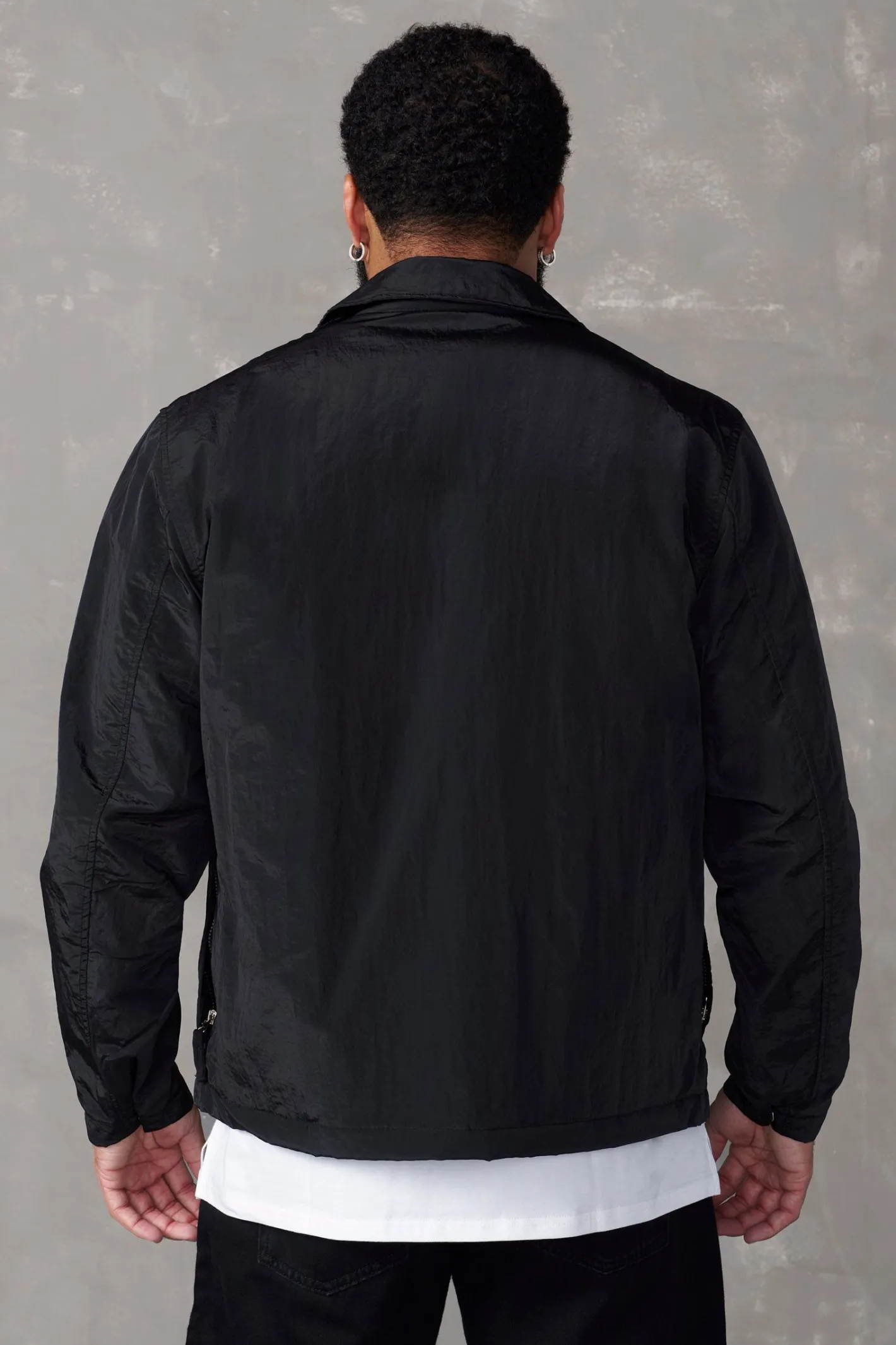 Youngla 529-Crinkled Jacket<Men Outerwear