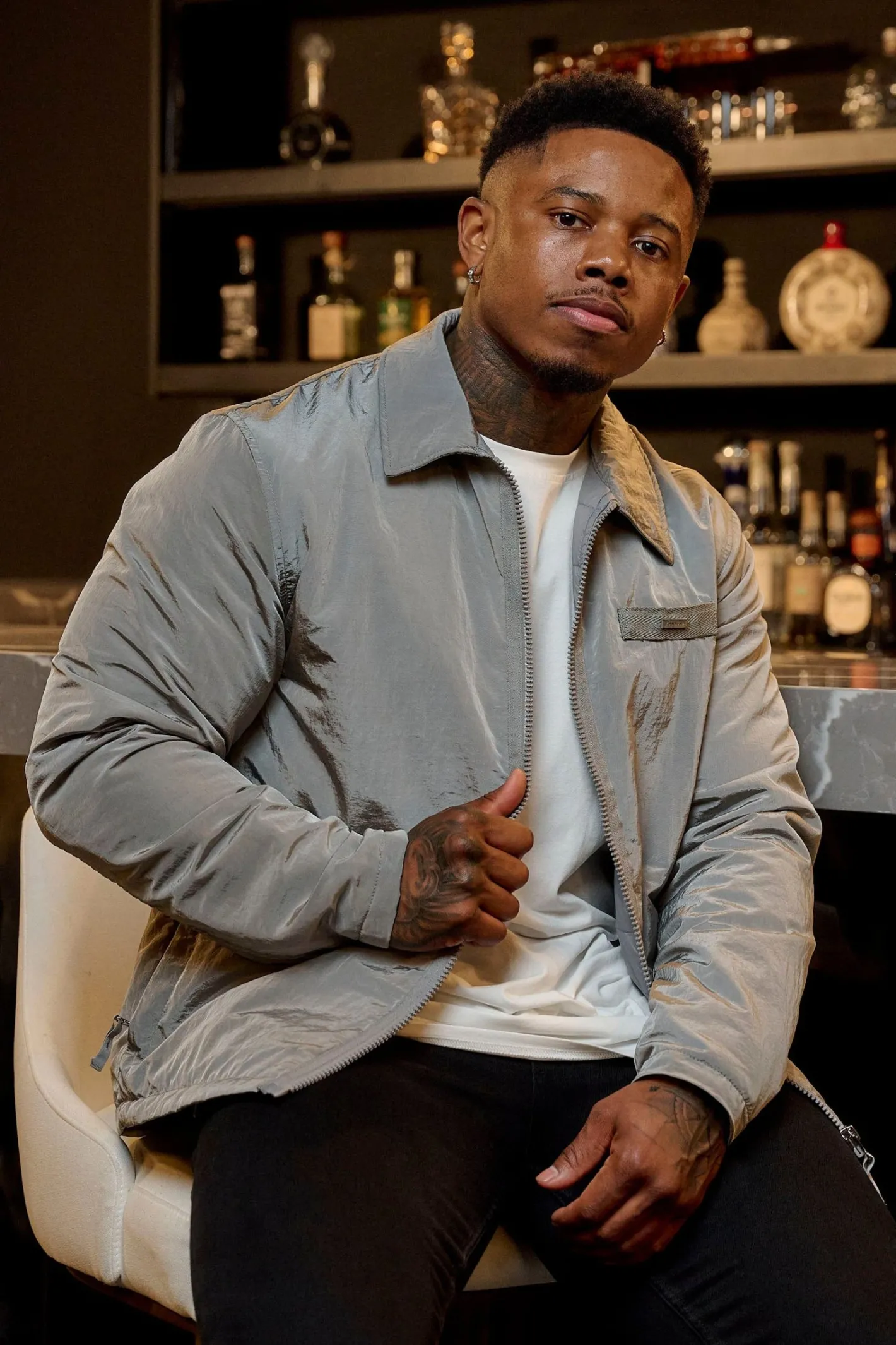 Youngla 529-Crinkled Jacket<Men Outerwear