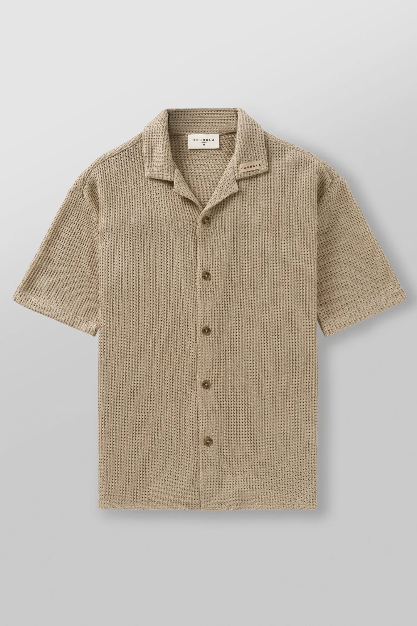 Youngla 4036-Crochet Shirts<Men Shirts