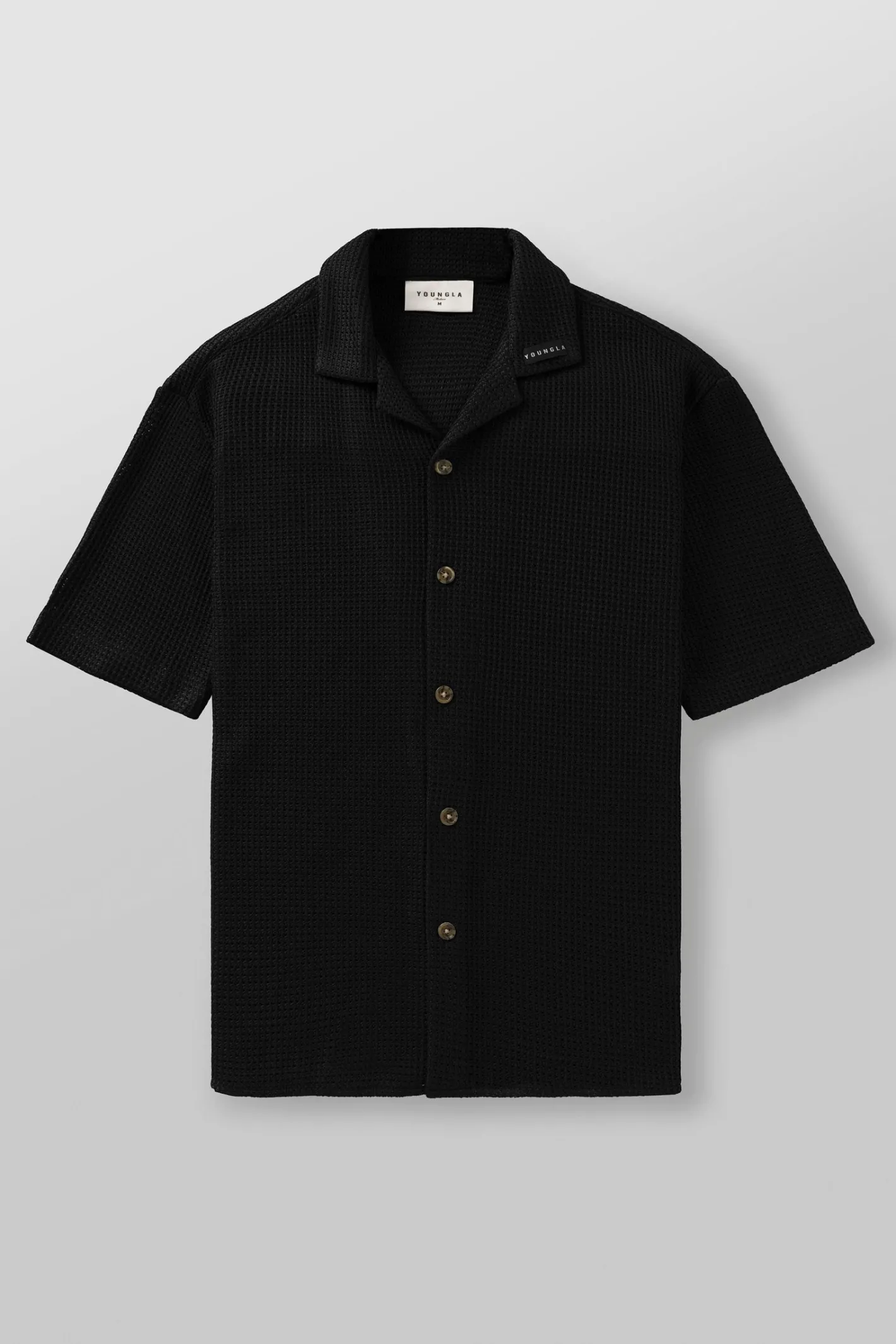 Youngla 4036-Crochet Shirts<Men Shirts