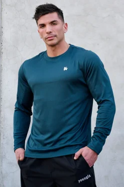 Youngla 835-Fittech Longsleeves<Men Shirts