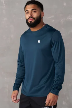 Youngla 835-Fittech Longsleeves<Men Shirts