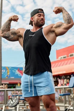 Youngla 137-Golden Era Bodybuilding Shorts<Men Shorts