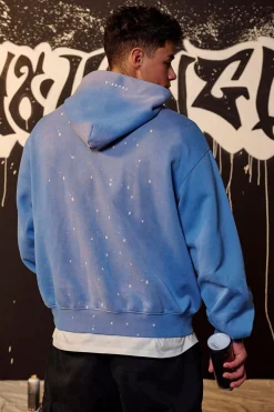 Youngla 5081-Graffiti Hoodies<Men Outerwear