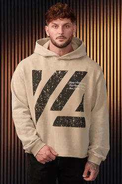 Youngla 568-Icon Washed Hoodies<Men Outerwear