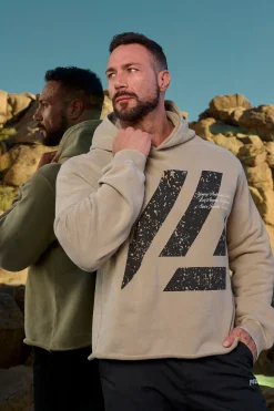 Youngla 568-Icon Washed Hoodies<Men Outerwear