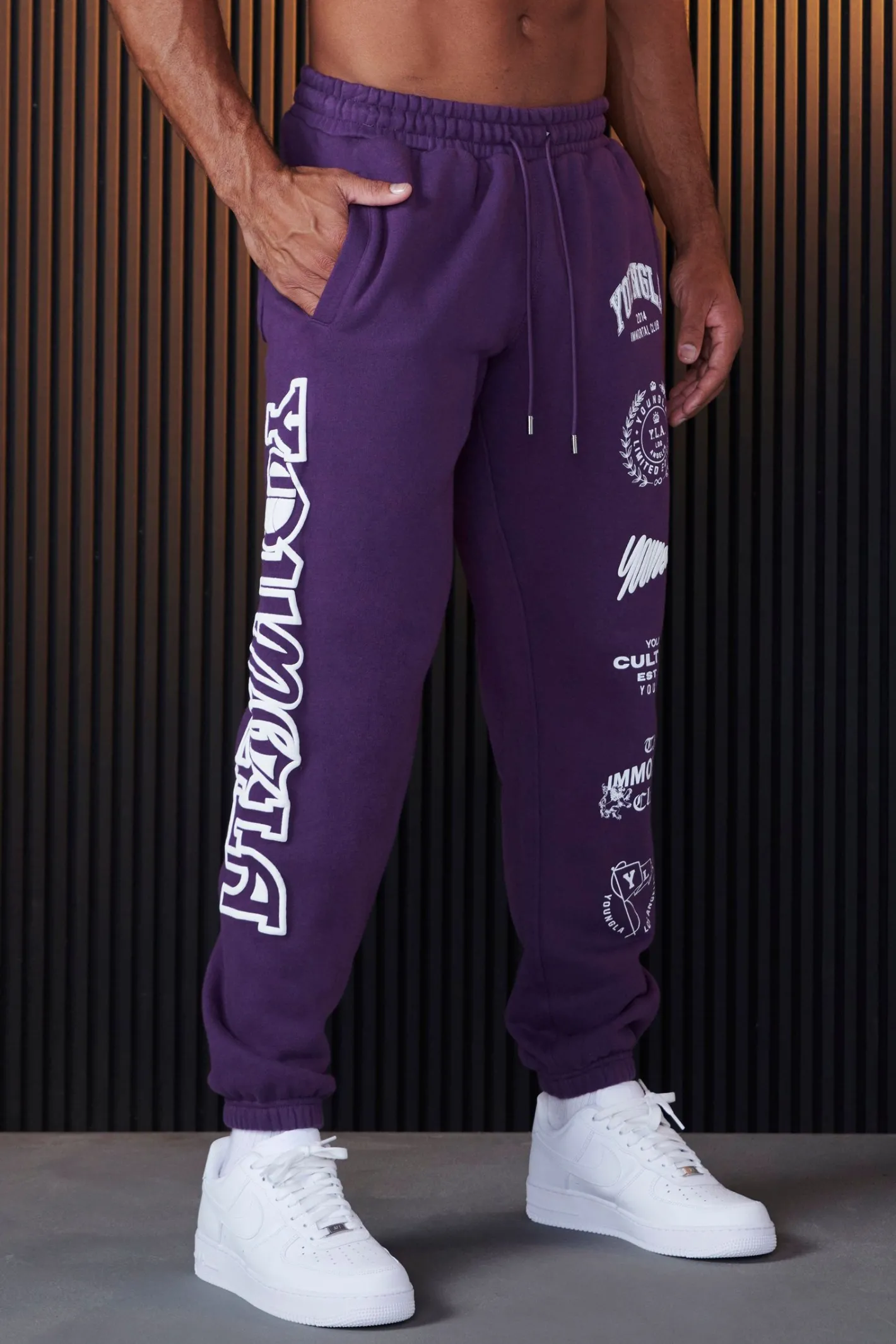 Youngla 204-Immortal Killer Joggers<Men Joggers