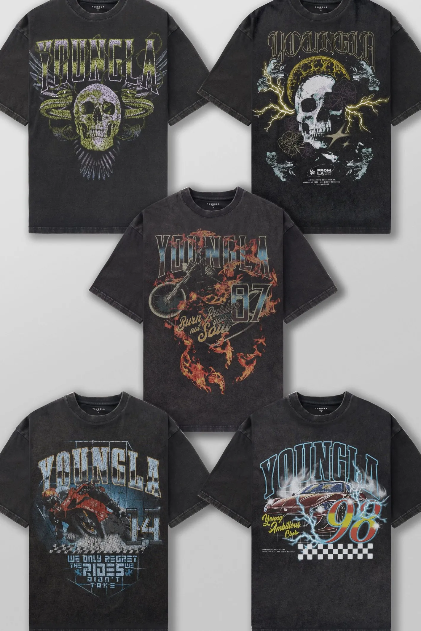 Youngla 4058-Inferno Tees<Men Shirts