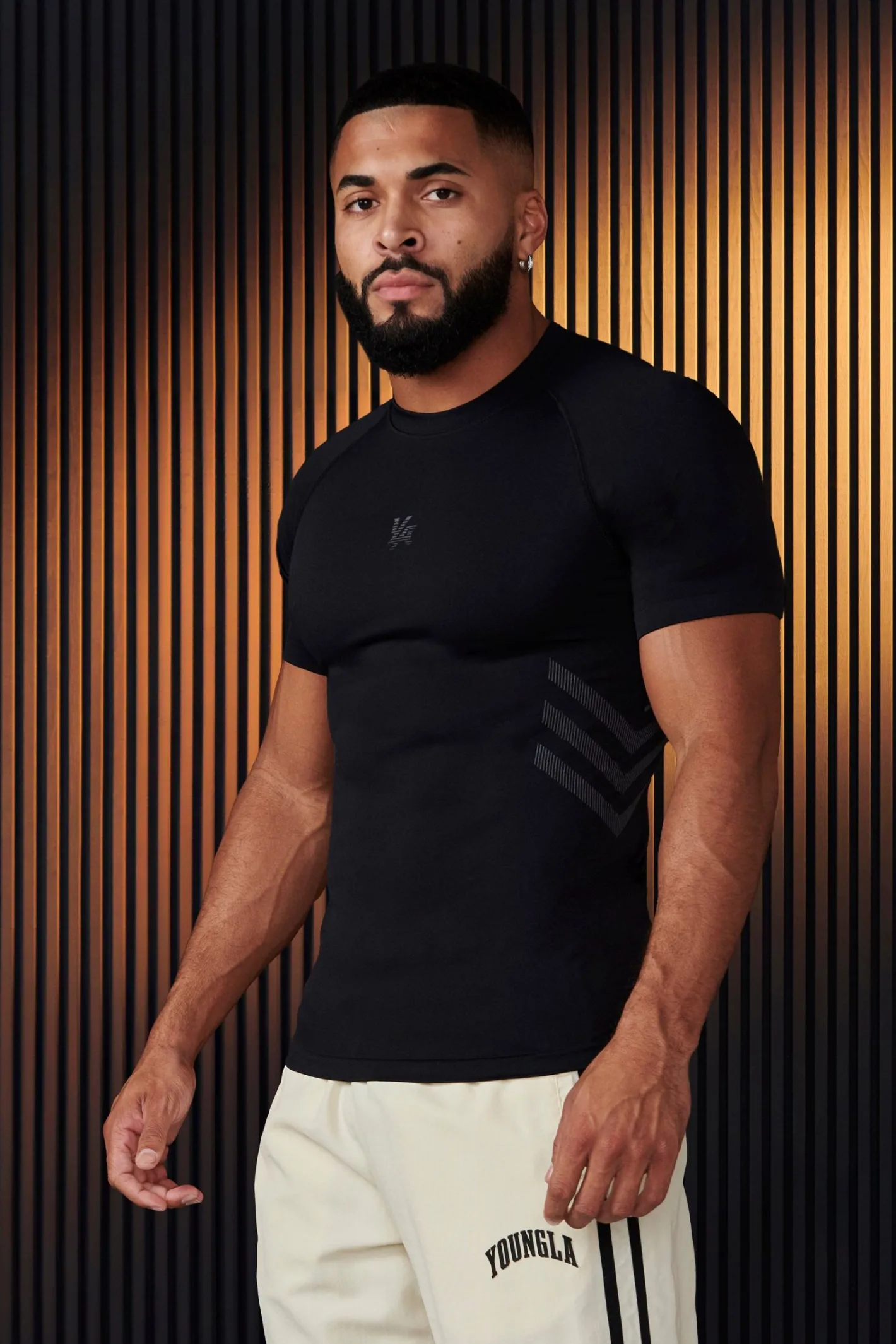 Youngla 425-Iron Compression Tees<Men Shirts