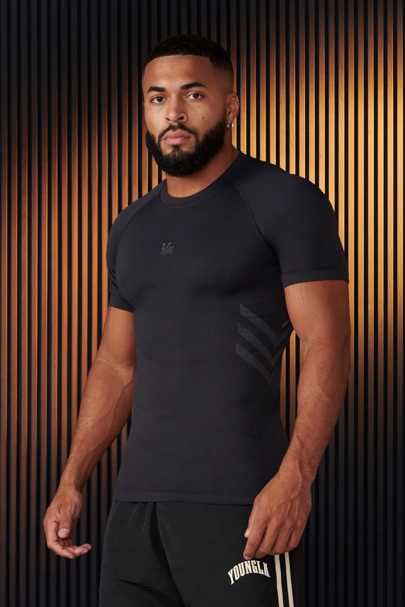Youngla 425-Iron Compression Tees<Men Shirts