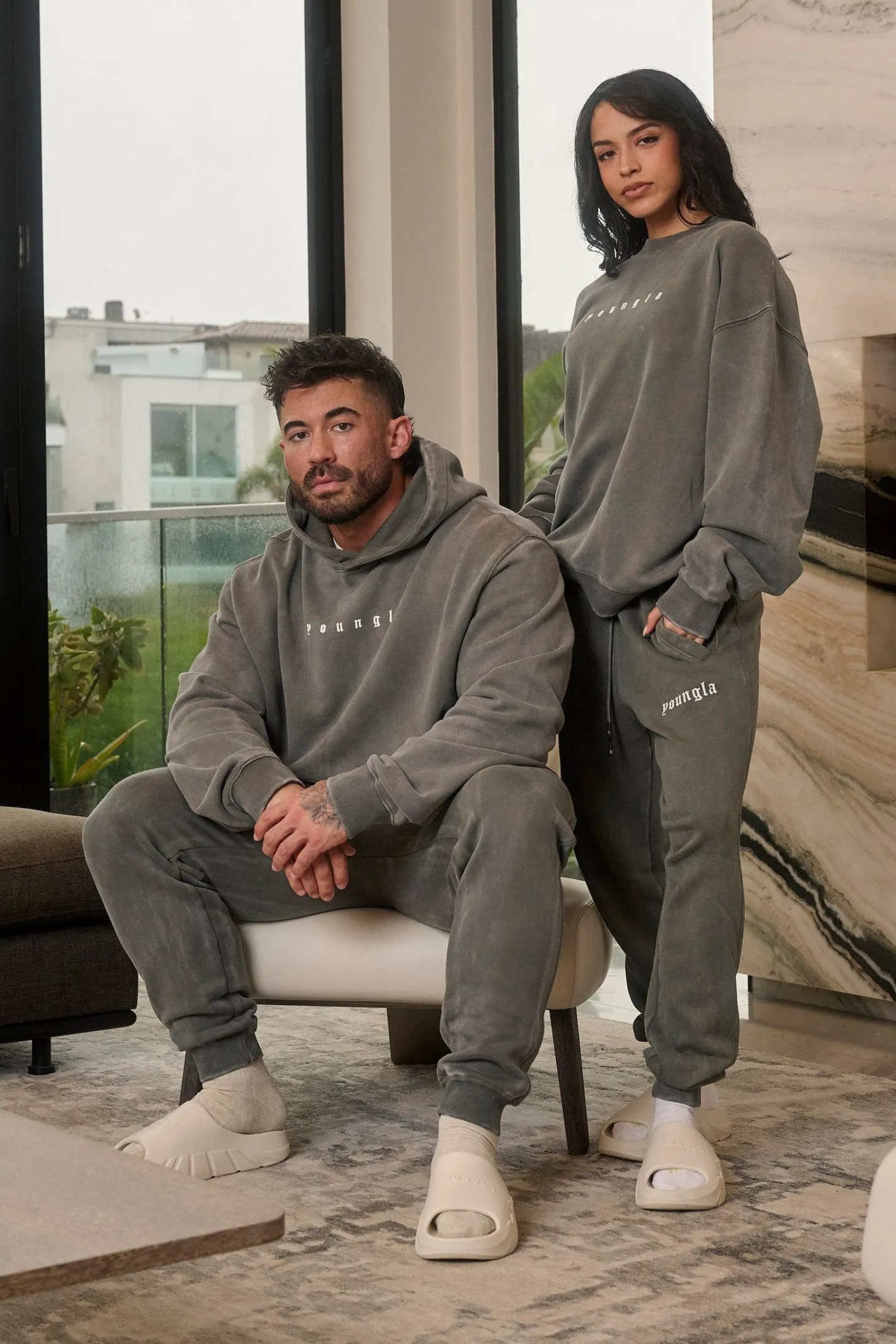 Youngla 2022-Love Sets-Joggers<Men Joggers