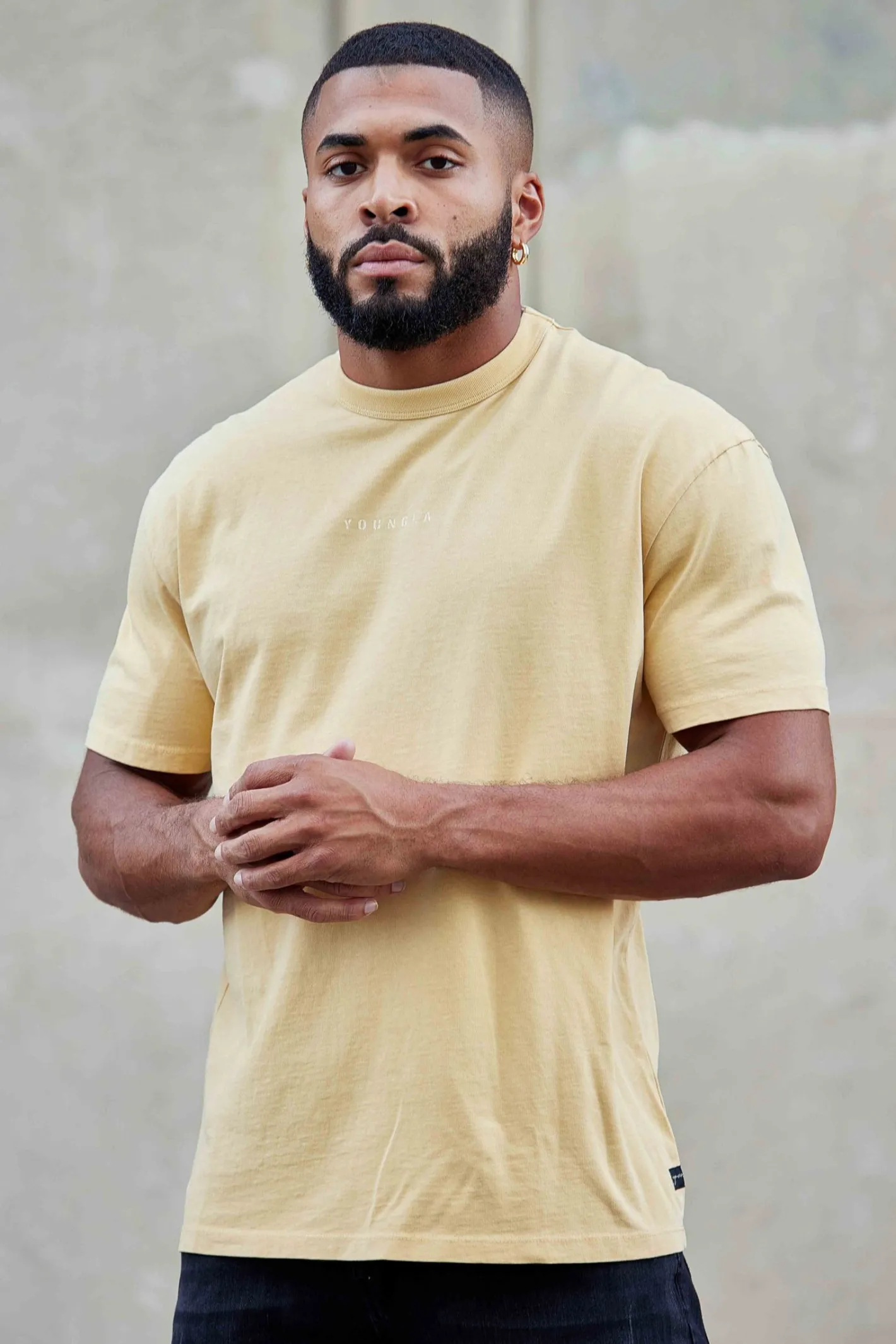 Youngla 472-Mellow Logo Tees<Men Shirts