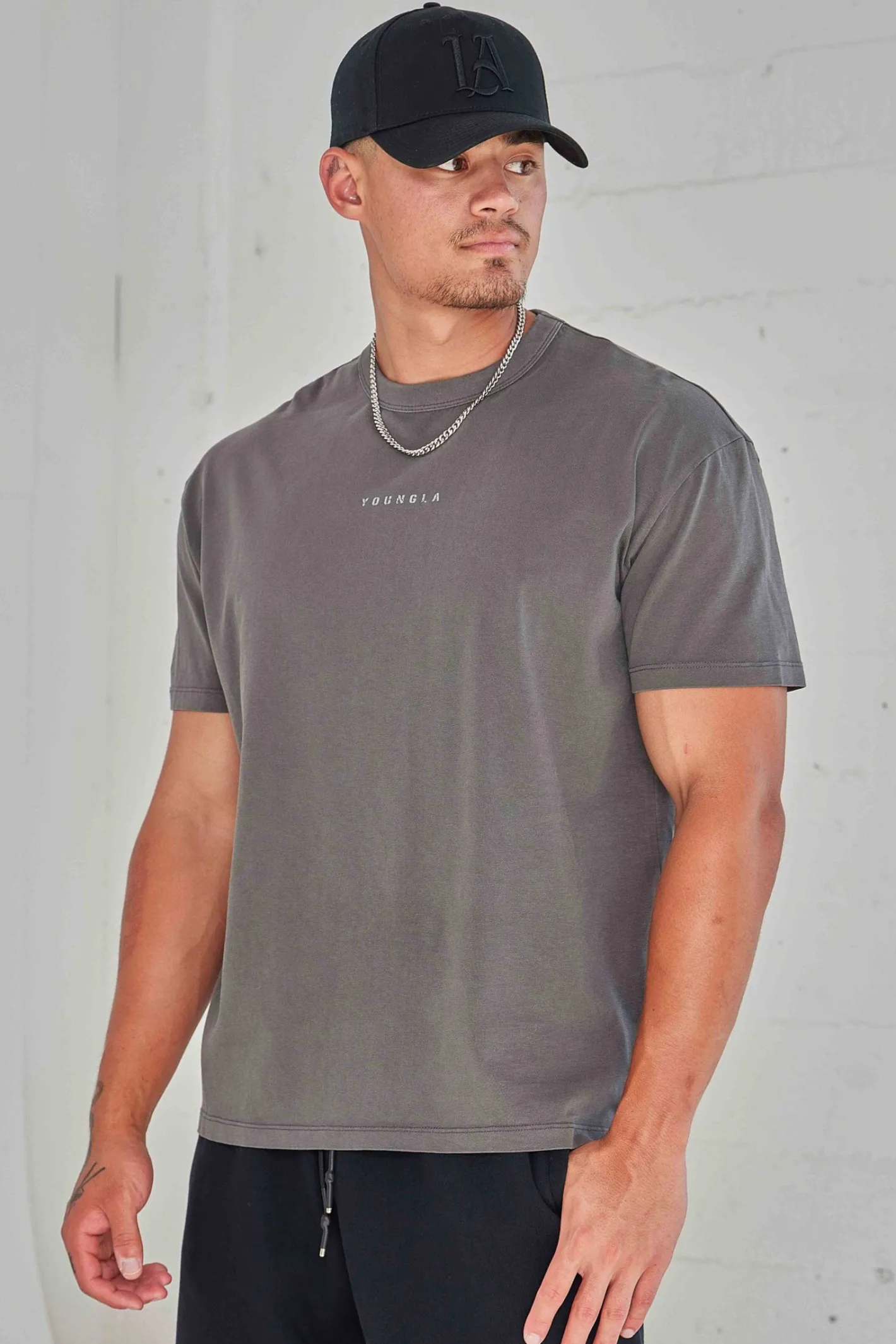 Youngla 472-Mellow Logo Tees<Men Shirts