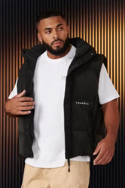 Youngla 528-Midnight Puffer Vest<Men Outerwear