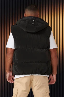 Youngla 528-Midnight Puffer Vest<Men Outerwear
