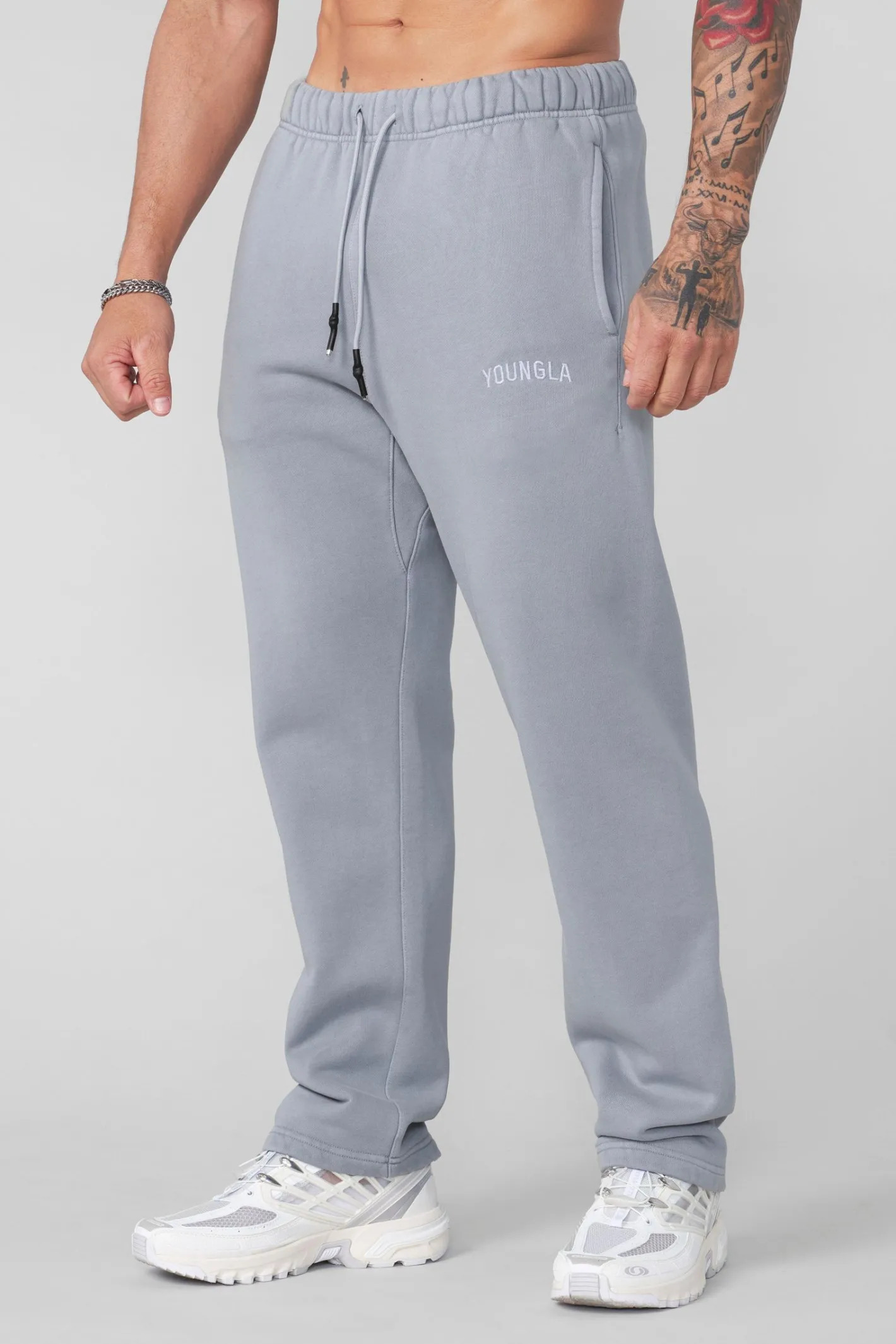 Youngla 2078-Minimal No Cuff Joggers<Men Joggers