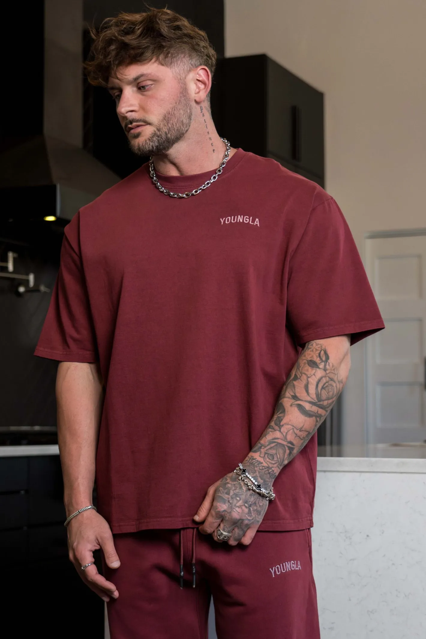 Youngla 4017-Minimal Tees<Men Shirts