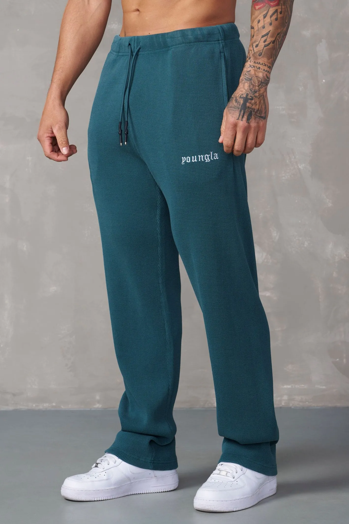 Youngla 230-No Cuff Thermal Pants<Men Joggers