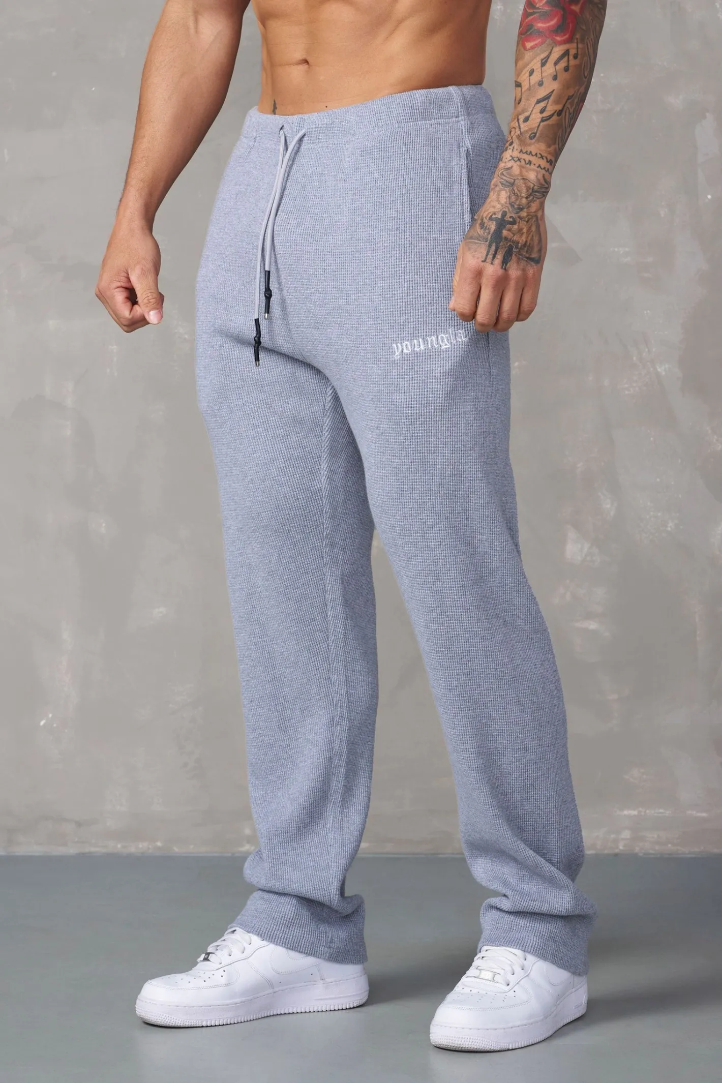 Youngla 230-No Cuff Thermal Pants<Men Joggers